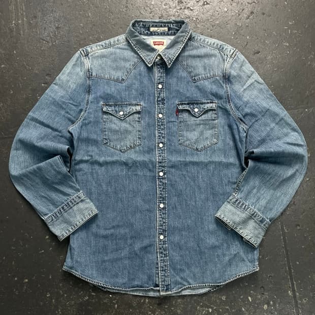 95 리바이스 웨스턴 데님 셔츠