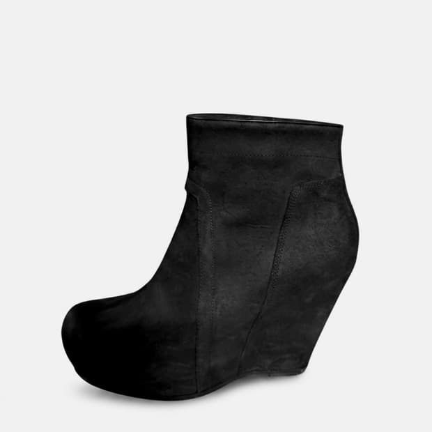 릭오웬스 웨지힐 부츠