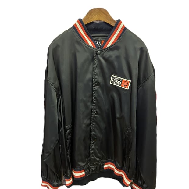 산토리 보스 커피 새틴 바시티 재킷