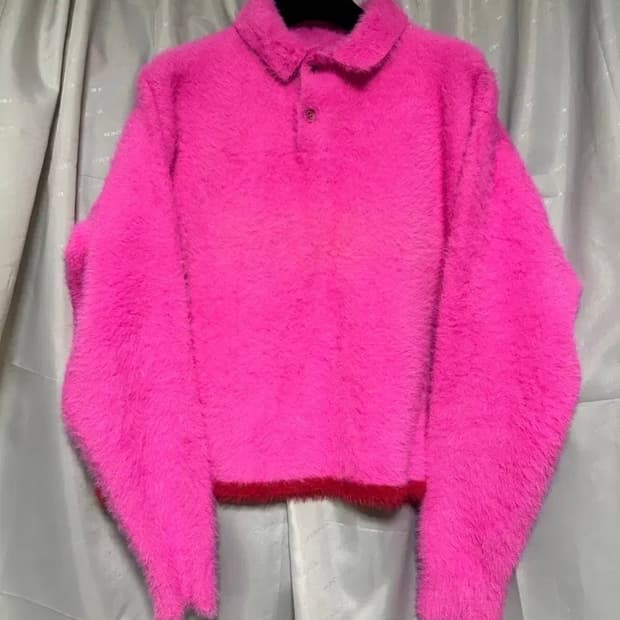 자크뮈스 르 폴로 네베 핑크 반집업