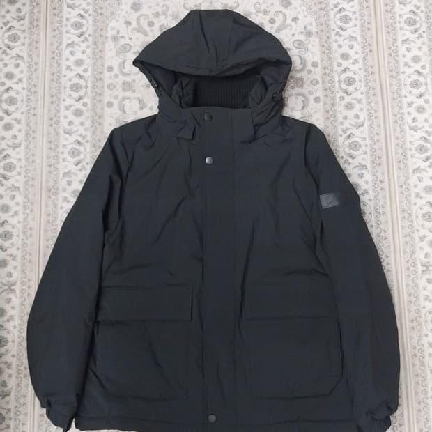 펠틱스 블랙 후드 (안쪽 플리스) 패딩 100