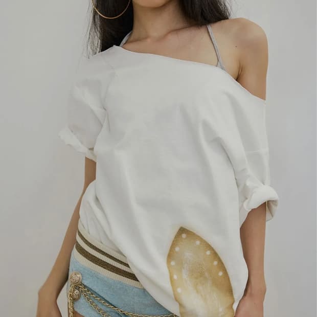 스컬프터 iron fail tee white