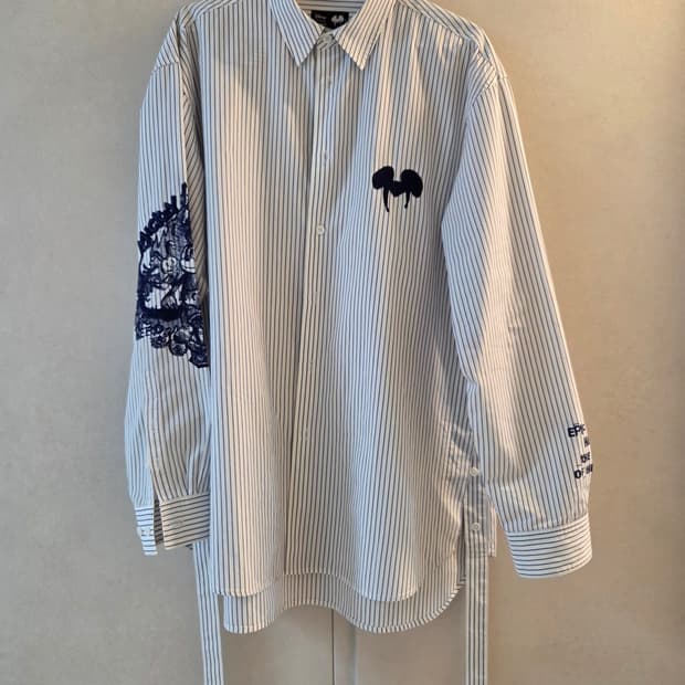 송지오 옴모 디즈니 자수 오버핏 셔츠 48