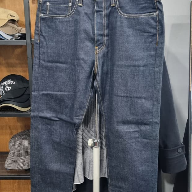 levis 522 콘밀데님 셀비지라인 진청 데님팬츠 35size
