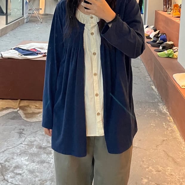 빈티지 레이어드 블라우스 H484