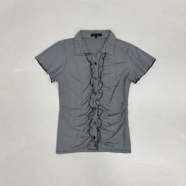M.F.EDITORIAL 반팔 블라우스