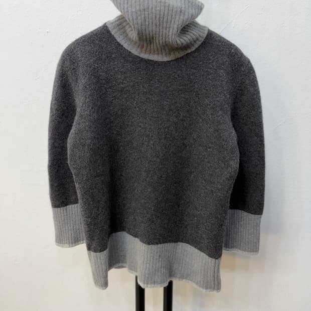 정품) 비앙카 이태리 캐시미어 터틀넥 니트 55