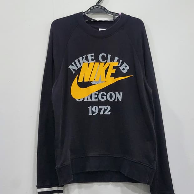 [S] 나이키 클럽 오레곤 맨투맨 블랙 남성 S사이즈