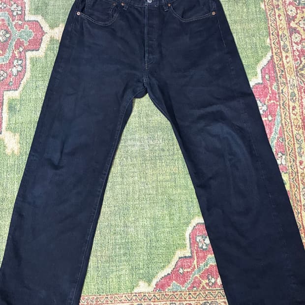 리바이스 LVC 1955 블랙리자드