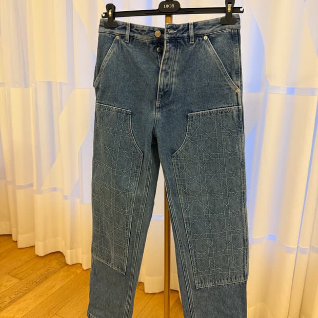 디올 까나쥬패턴 데님 청바지 44 (국내28~29)