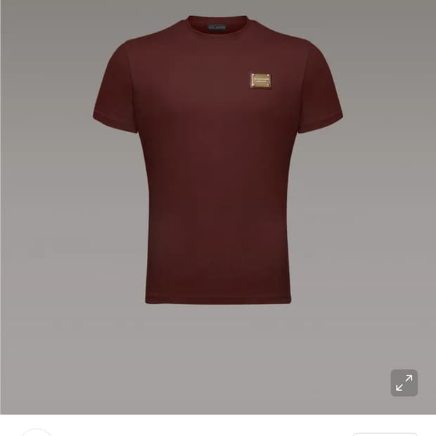 95~100) 볼란테 VOLANTE 프리미엄 골드탭 티셔츠 버건디