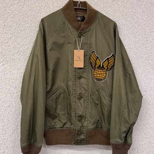 RRL 루이스 테크 트윌 봄버 자켓