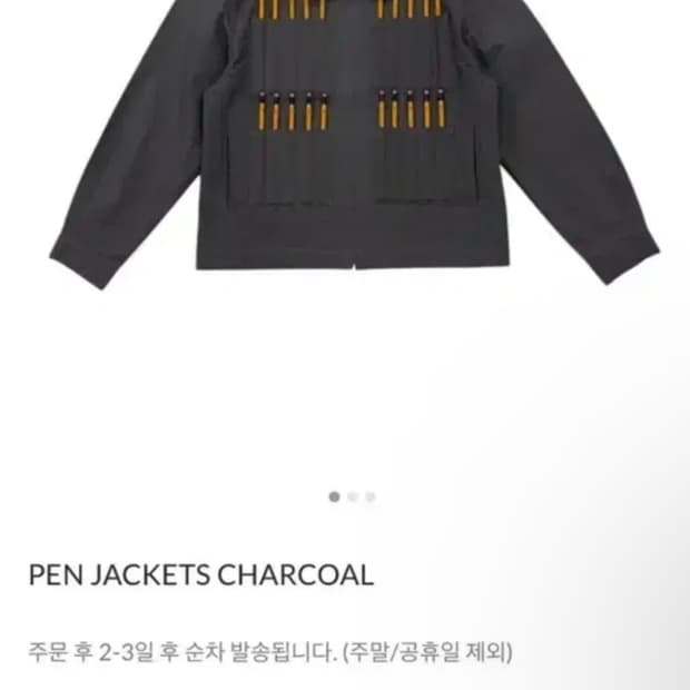 easynarts 이지앤아트 PEN JACKETS CHARCOAL 펜자켓