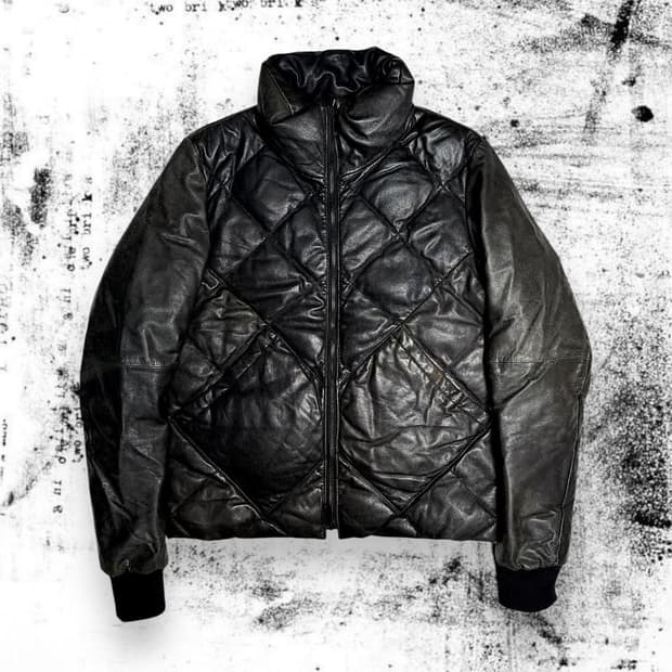 양가죽 다운 패딩