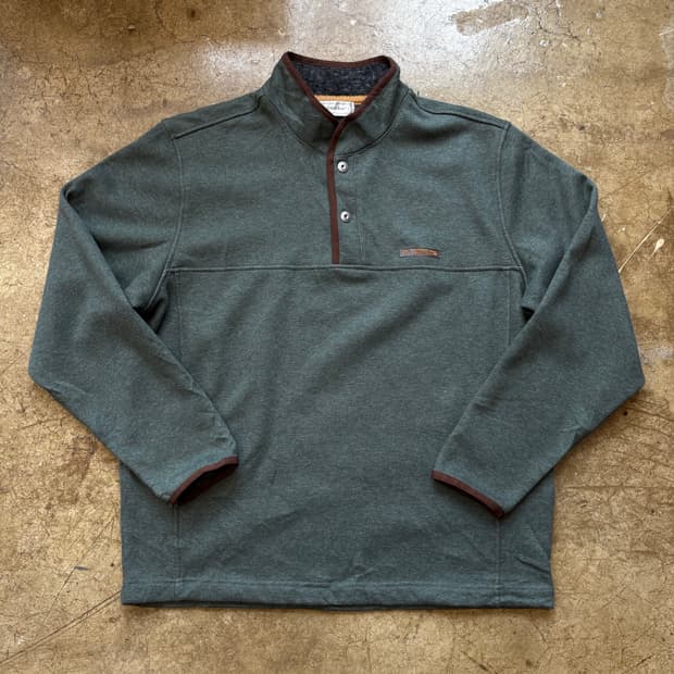 골든 베어 안감 퍼 스냅 풀오버