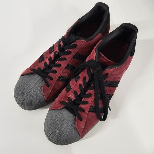 슈퍼스타 쉐도우 레드코어 블랙 레드