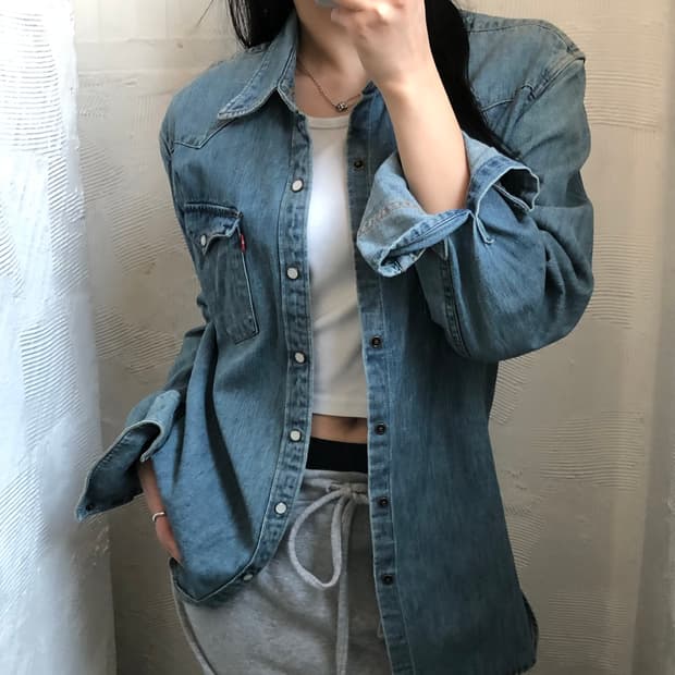 Levi‘s 리바이스 데님 웨스턴 셔츠