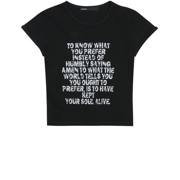 보헤미안 서울 SILVER PAINTING T, BLACK