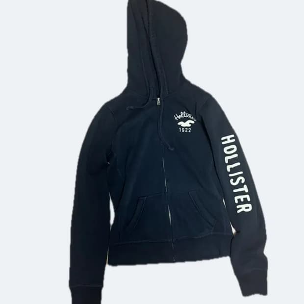 홀리스터 네이비 후드집업