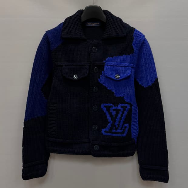 루이비통 Lv 인타르시아 헤비 울 가디건 자켓 ( 95 )