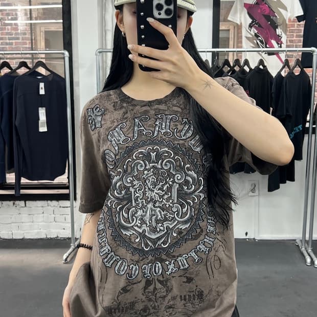 버커루 그런지 Y2K 티셔츠
