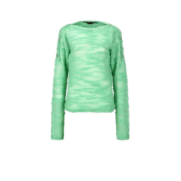 앤더슨벨 피피 버튼 풀오버 니트 페일제이드