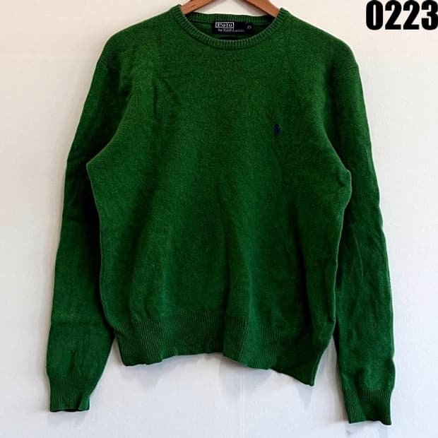 폴로 랄프로렌 램스울 니트 스웨터 XL 