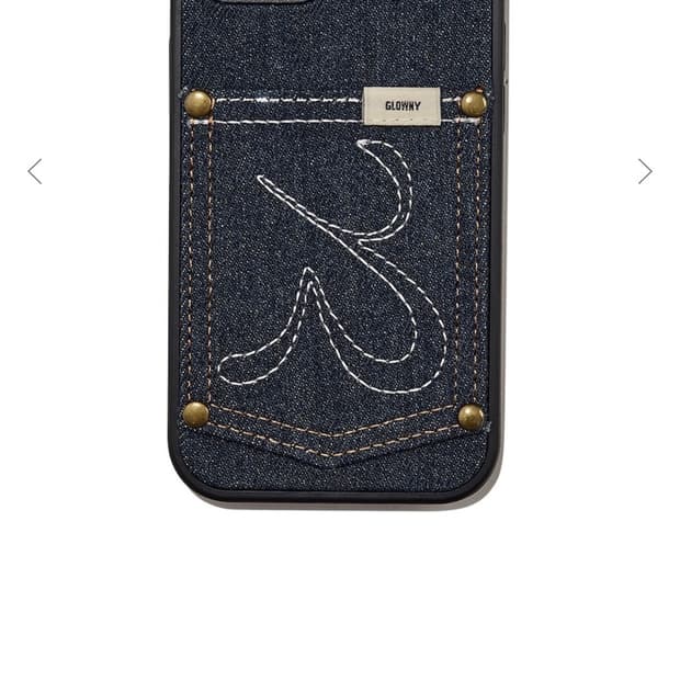 GLOWNY 글로니 아이폰13미니 데님케이스 