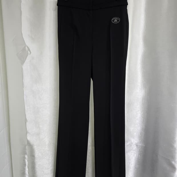 오즈새컨 블랙 와이드 슬랙스 (1908)