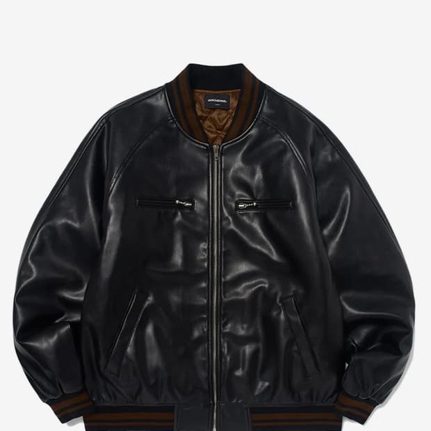 피로 위캔더스 콜라보 레더 자켓