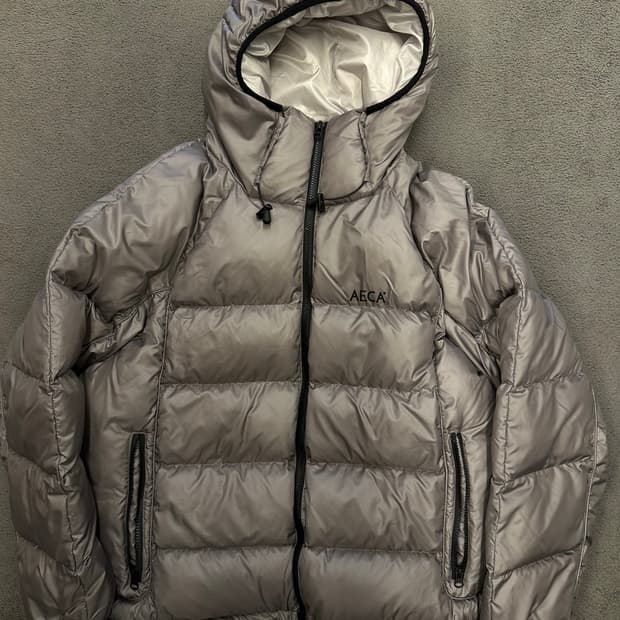 에이카 화이트 립스탑 패딩 처분 