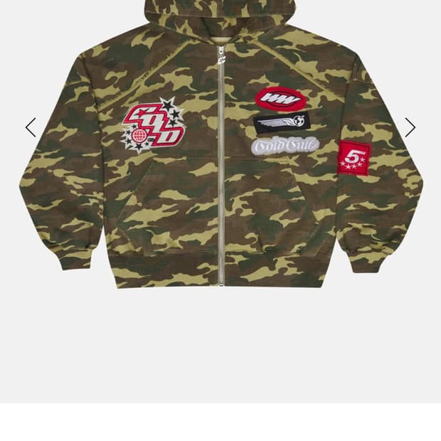 [Cold Culture] 콜드컬쳐 카모 후드집업 (미개봉)
