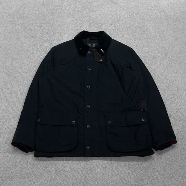 바버 Barbour digby 퀄티드 왁스 자켓 다크네이비