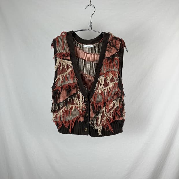 Vintage 그런지 니트 베스트