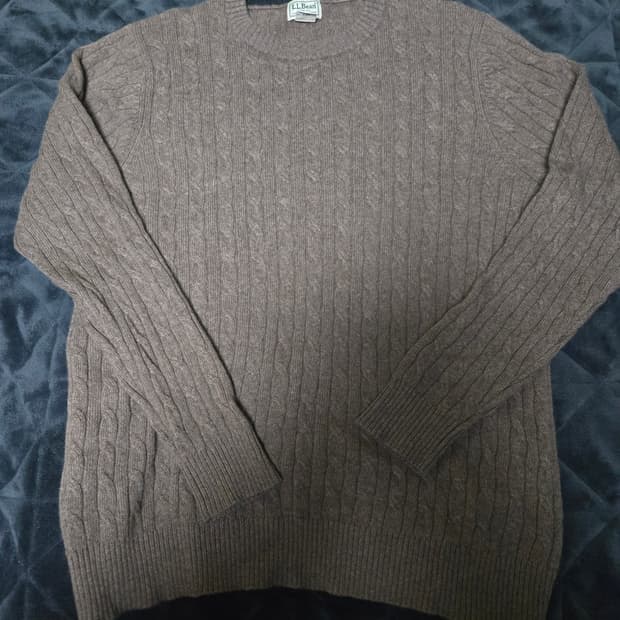 엘엘빈(L.L.Bean) 브라운 니트 L