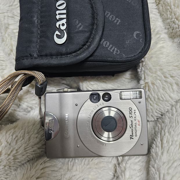 캐논 파워샷 S100 디지털 카메라 레트로 디카