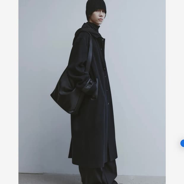 Youth - Snap Single Coat - Black M