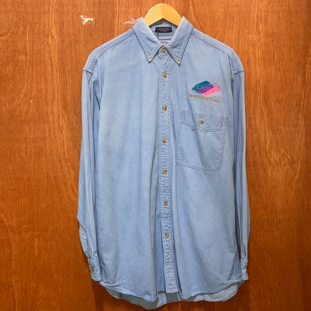 (M) 90s Lee 리 데님 셔츠 자수