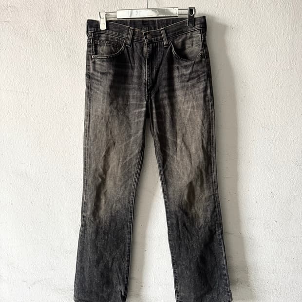 Deep Washed Wide Pants