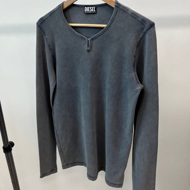 100) 디젤 신형 헨리넥 롱슬리브 