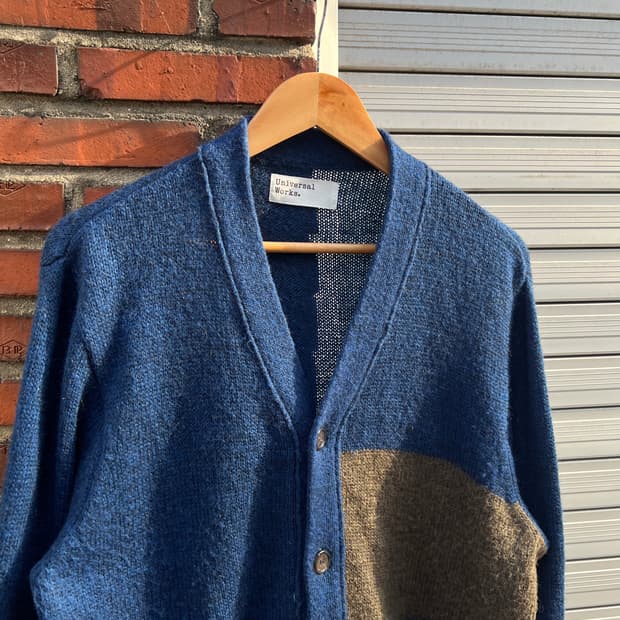 Universal Works 유니버셜 웍스 패널 가디건