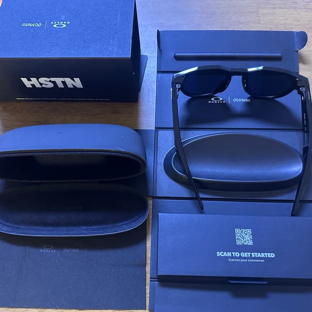 메타x오클리 HSTN 블랙 편광 선글라스