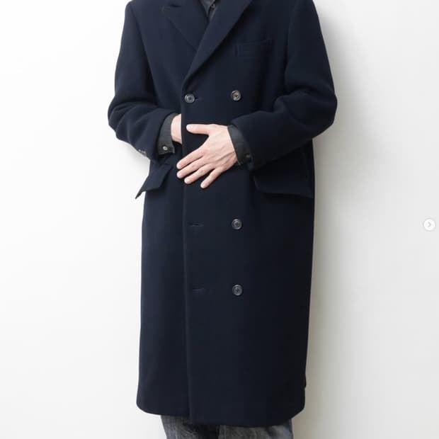 '80s 헤비울 더블코트