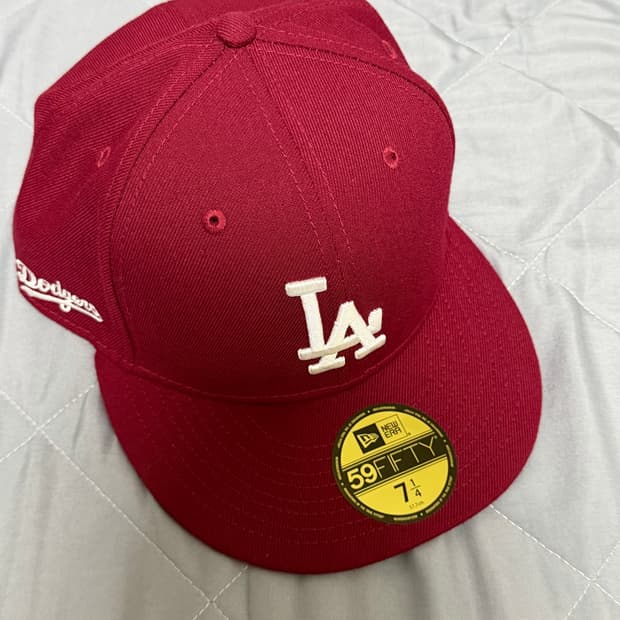 뉴에라 59FIFTY LA 다저스 버건디 7 1/4