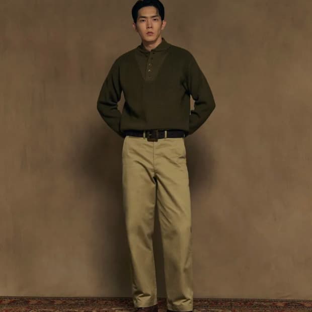 브론슨 1942 US Army Chino Trousers Khaki