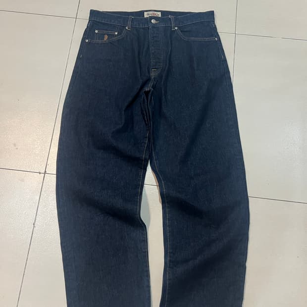 스투시 린스드 인디고 빅올진 데님