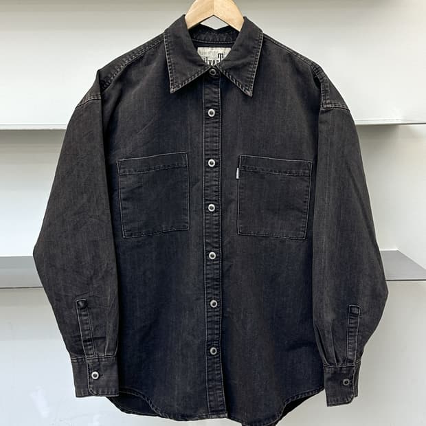 리바이스 투포켓 실버탭 데님 셔츠