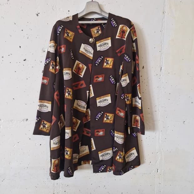 빈티지 패턴 자켓 F