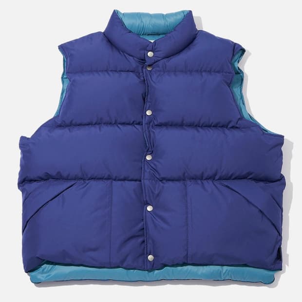 세단올퍼포즈 클래식 다운 베스트 네이비컬러 L사이즈