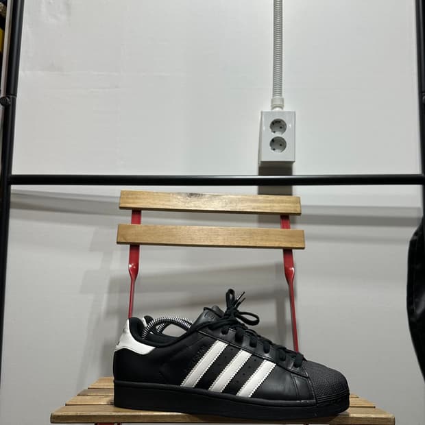 260) 아디다스 운동화 남성 남자 신발  슈퍼스타 블랙 화이트